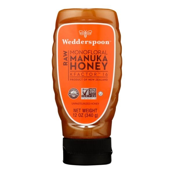 Wedderspoon - Manuka Honey Raw Squeeze Bottle - Case of 6 - 12 OZ - Image 2
