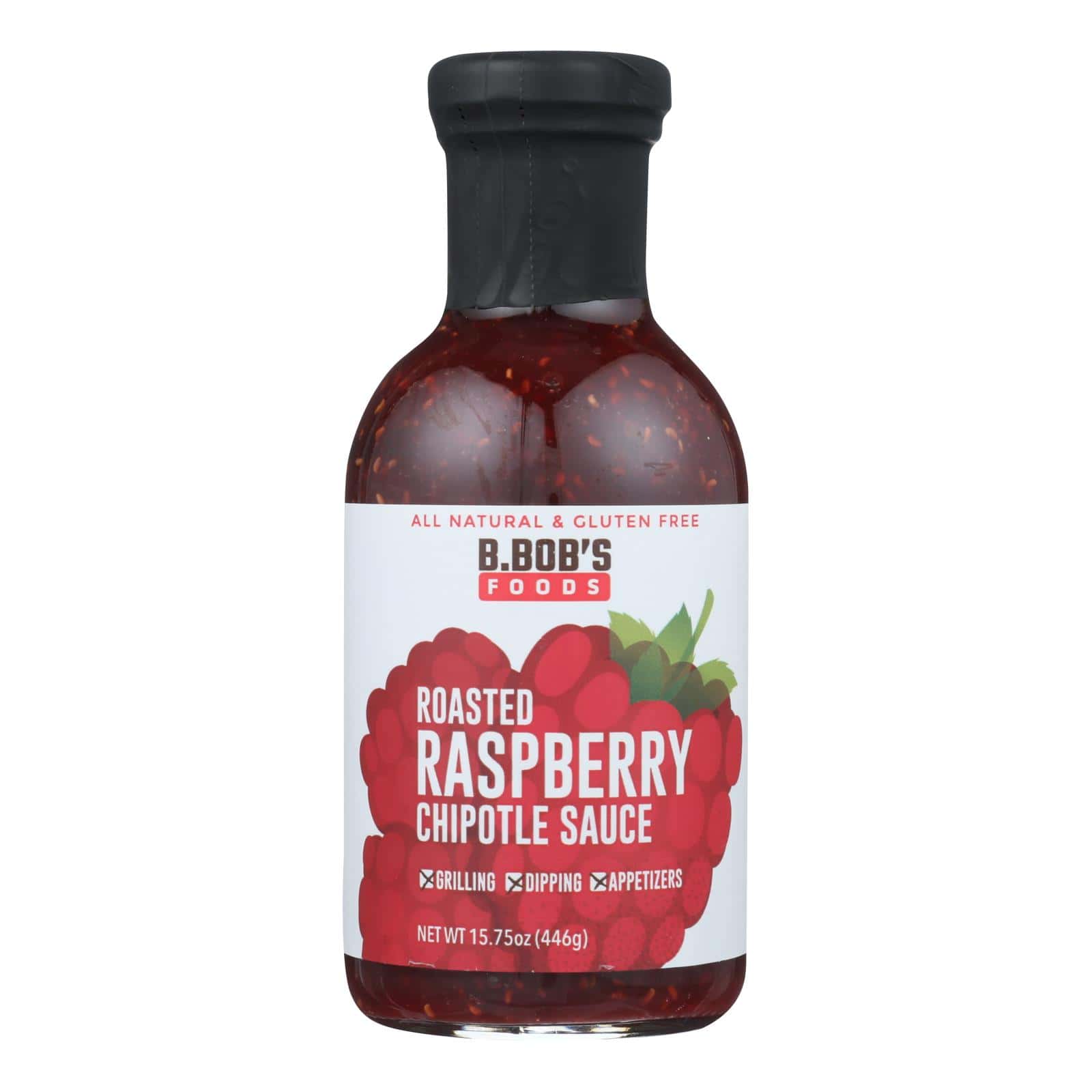 Bronco Bob's - Chipotle Sauce - Roasted Raspberry - Case of 6 - 15.75 fl oz.