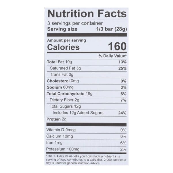 Theo Chocolate Salted Toffee - 55 Percent Dark Chocolate - Case of 12 - 3 oz. - Image 3