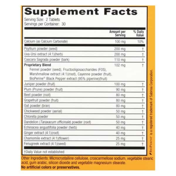 Nature's Secret 15 Day Diet and Cleansing Plan - 60 Tablets - Image 2