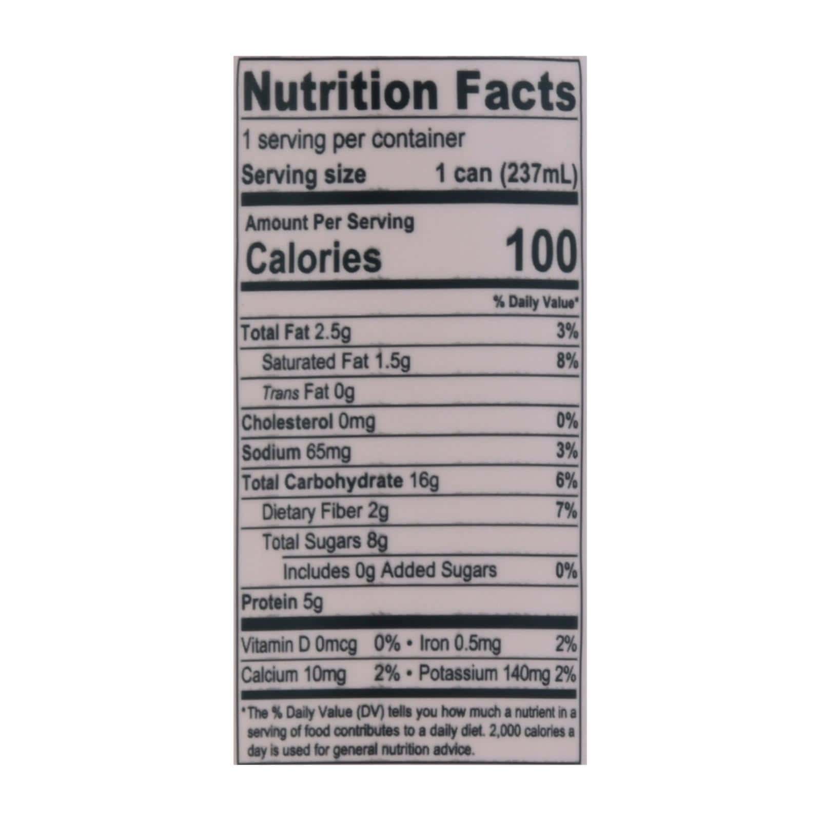 Pop & Bottle - Oat Milk Latte Vanilla - Case of 12-8 FZ - Image 3