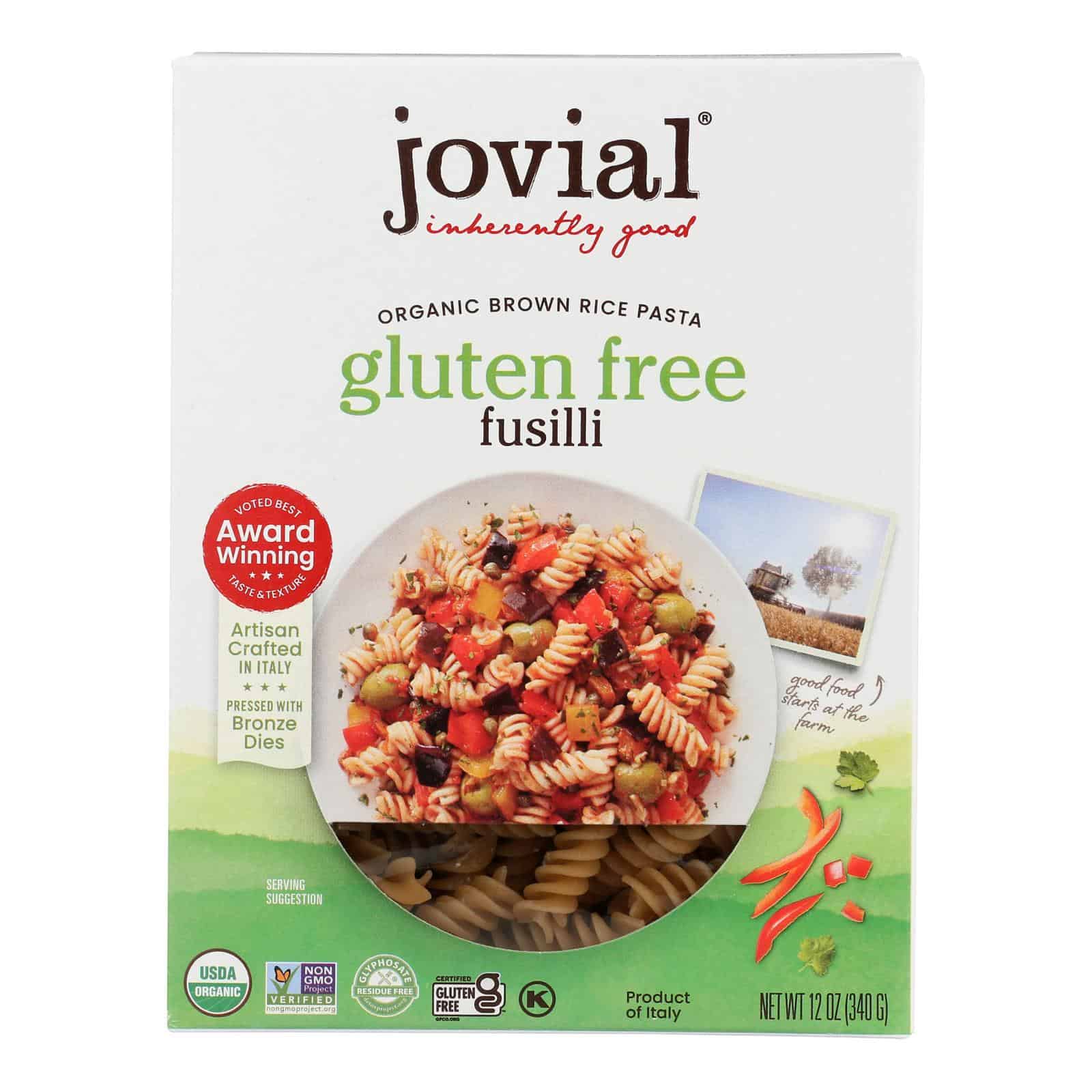 Jovial - Pasta - Organic - Brown Rice - Fusilli - 12 oz - case of 12 - Image 2
