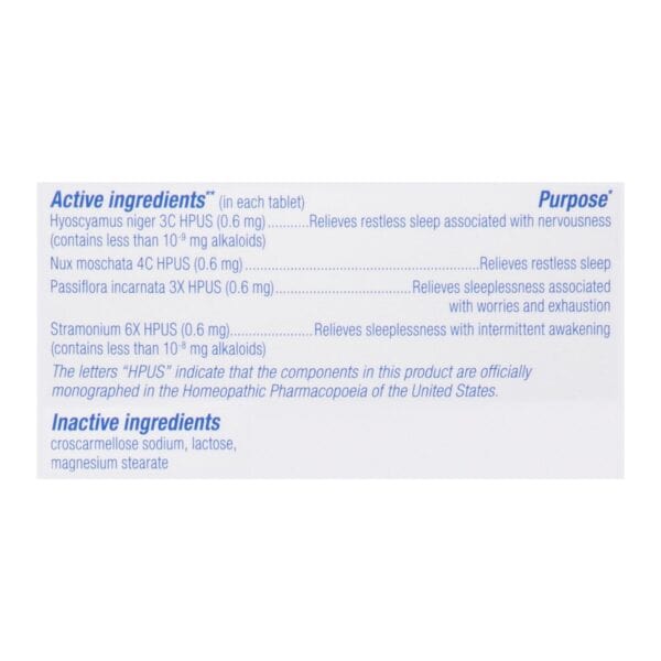 Boiron - Sleepcalm (sleep Relief) - 1 Each 1-60 TAB - Image 2