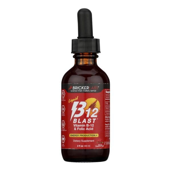 Bricker Labs - Blast B12 Vitamin B12 and Folic Acid - 2 fl oz