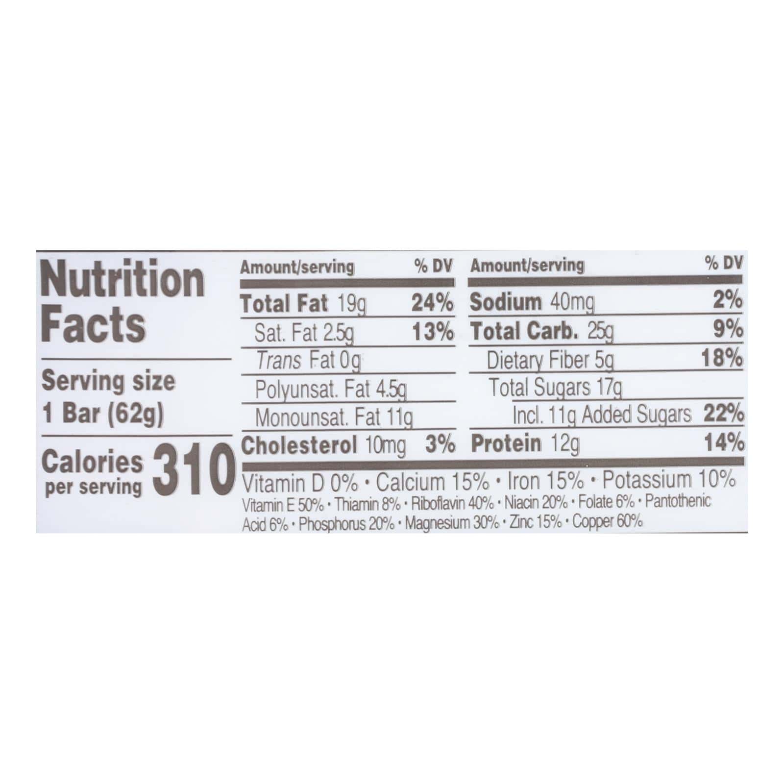 Perfect Bar Dark Chocolate Almond - Case of 8 - 2.2 OZ - Image 2