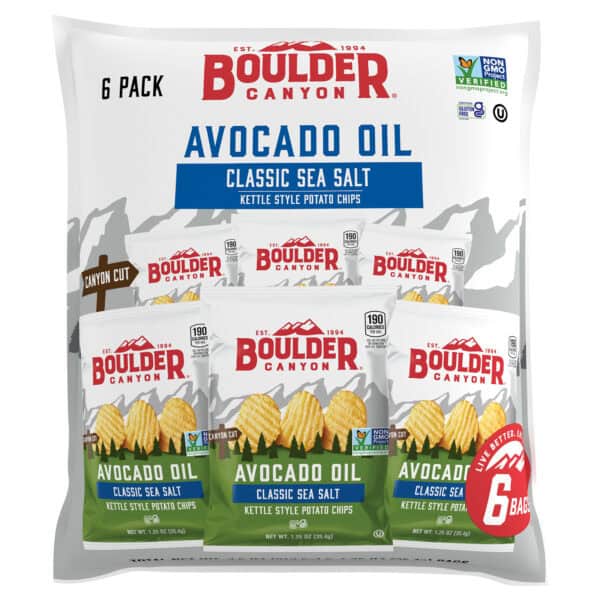 Boulder Canyon Natural Foods - Chips Classic Sea Salt Avacado Oil - Case of 8 - 6 - 1.25OZ - Image 2