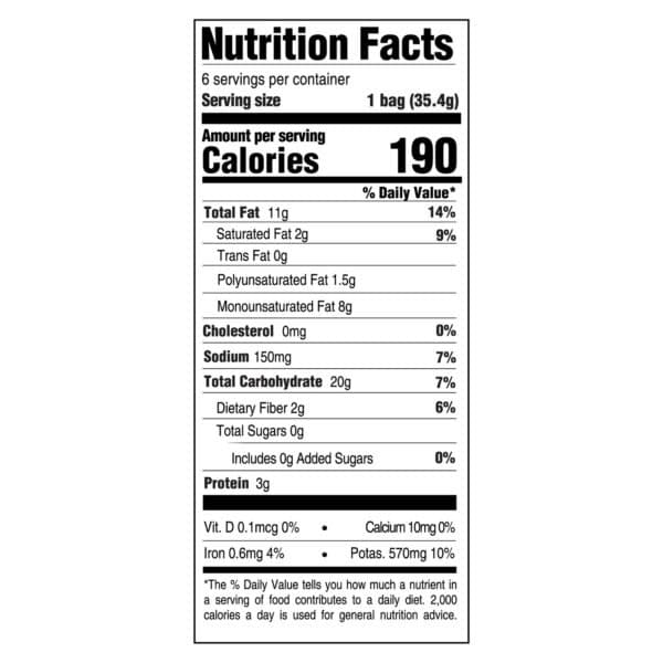 Boulder Canyon Natural Foods - Chips Classic Sea Salt Avacado Oil - Case of 8 - 6 - 1.25OZ - Image 3