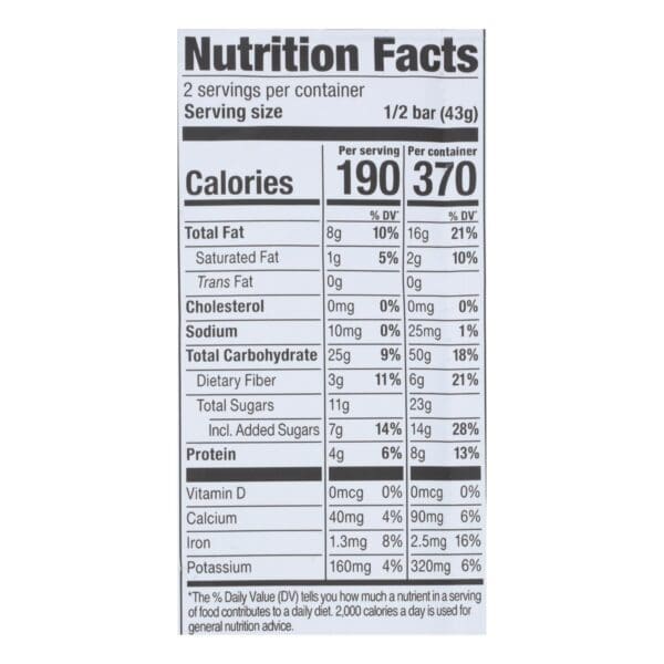 Probar Organic Whole Berry Blast Bar - Case of 12 - 3 oz - Image 2