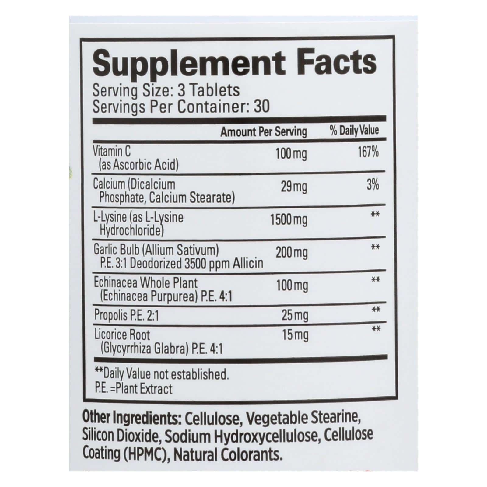 Quantum Super Lysine Plus - 90 Tablets - Image 2