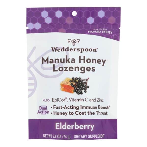 Wedderspoon - Loz Manuka Honey Elderberry - Case of 6-2.6 OZ - Image 2