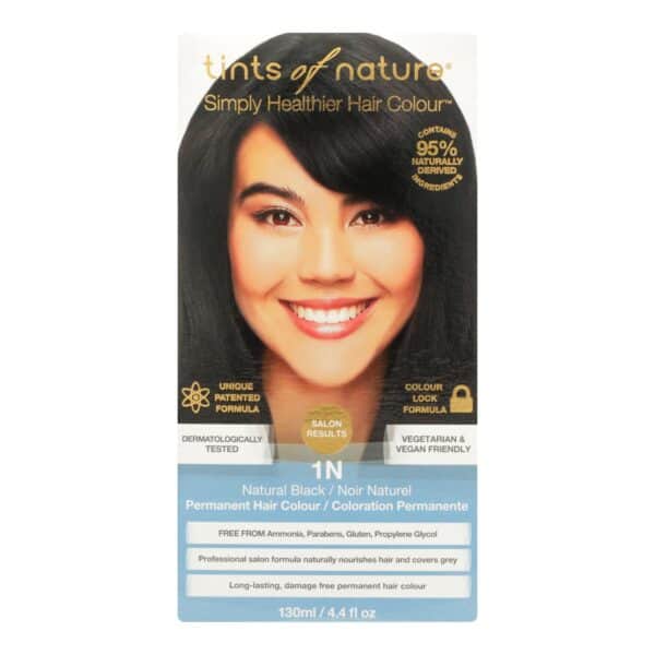 Tints Of Nature 1N Natural Black Hair Color  - 1 Each - 4.4 FZ - Image 2