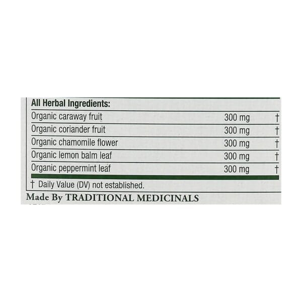 Traditional Medicinals Tea - Organic - Gas Relief - 16 bags - case of 6 - Image 2