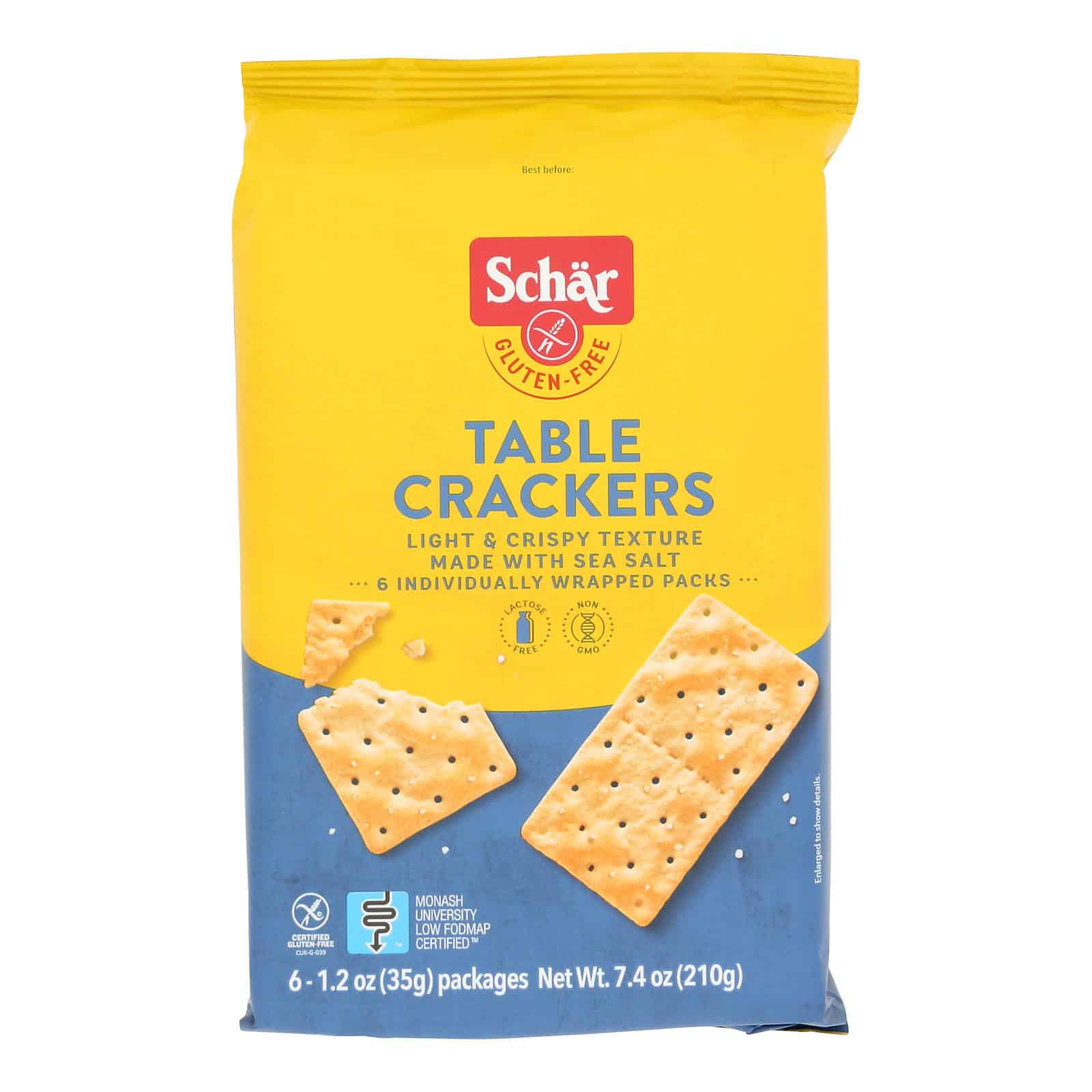 Sch?r Gluten Free Table Crackers - Case of 5 - 7.4 OZ - Image 2
