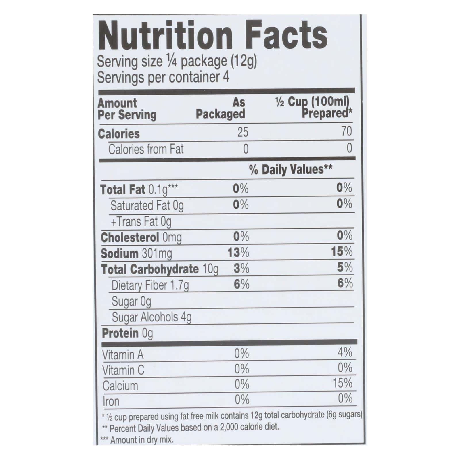 Simply Delish - Pudding Mix Strawberry - Case of 6-1.7 OZ - Image 3