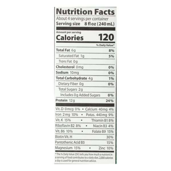 Eden Foods Organic Unsweetened Soymilk - Case of 12 - 32 FL oz. - Image 3