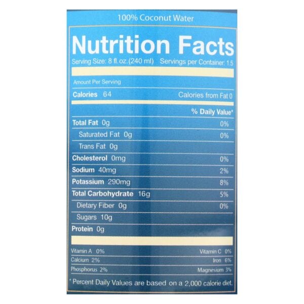 Blue Monkey Coconut Water - Natural - Case of 24 - 11.2 oz.