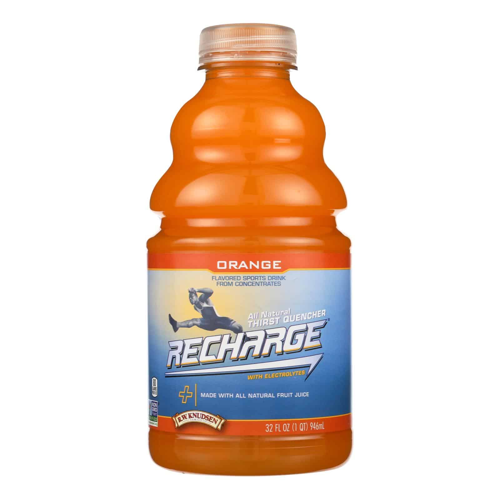 Rw Knudsen Recharge Orange Juice - Case of 6 - 32 OZ - Image 3