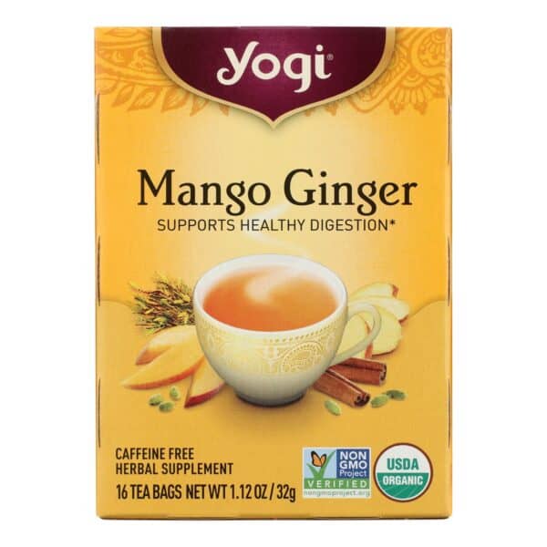 Yogi Tea - Organic - Mango Ginger - Case of 6 - 16 BAG - Image 2