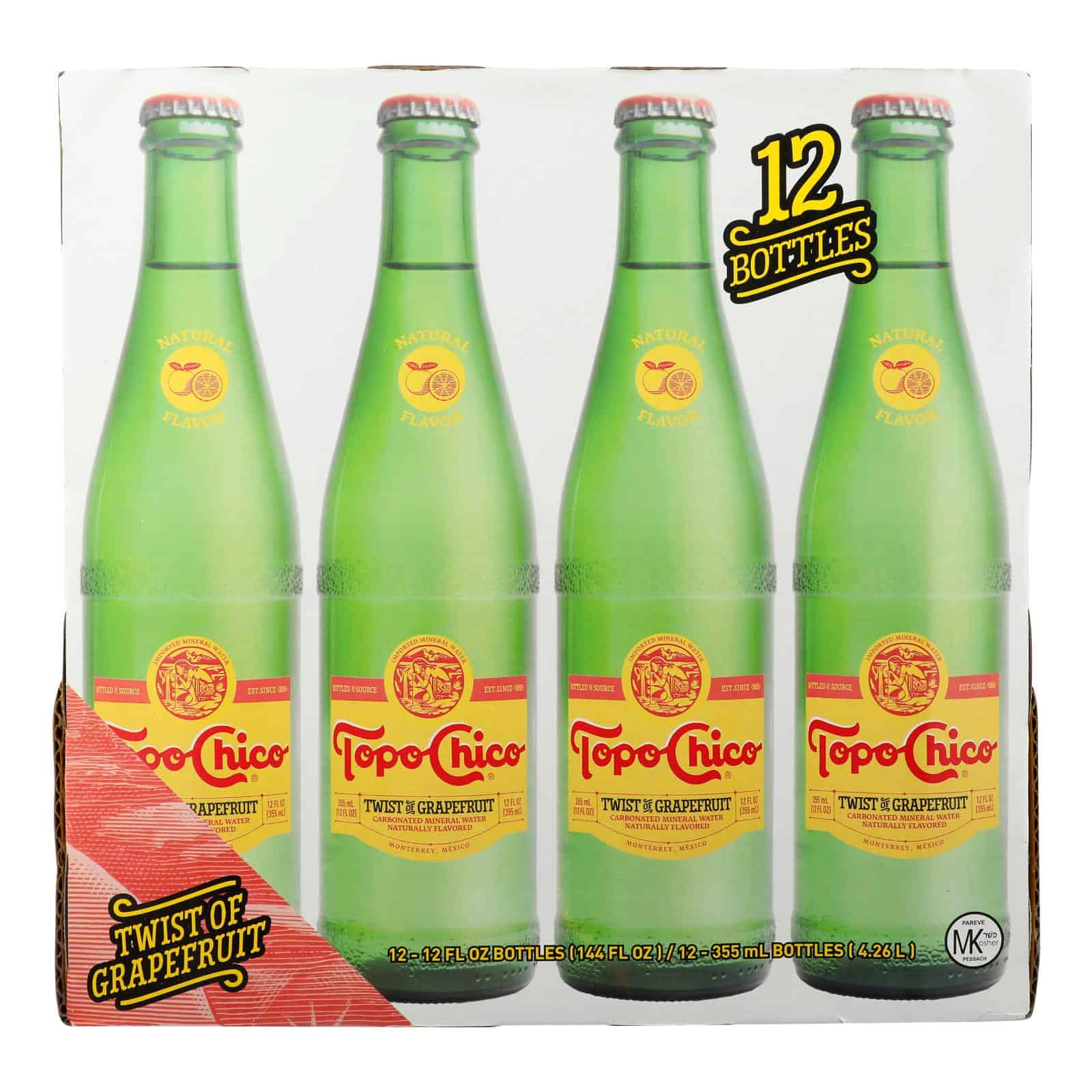 Topo Chico - Sparkling Water Minerl Grapefruit - Case of 1-12/12 OZ