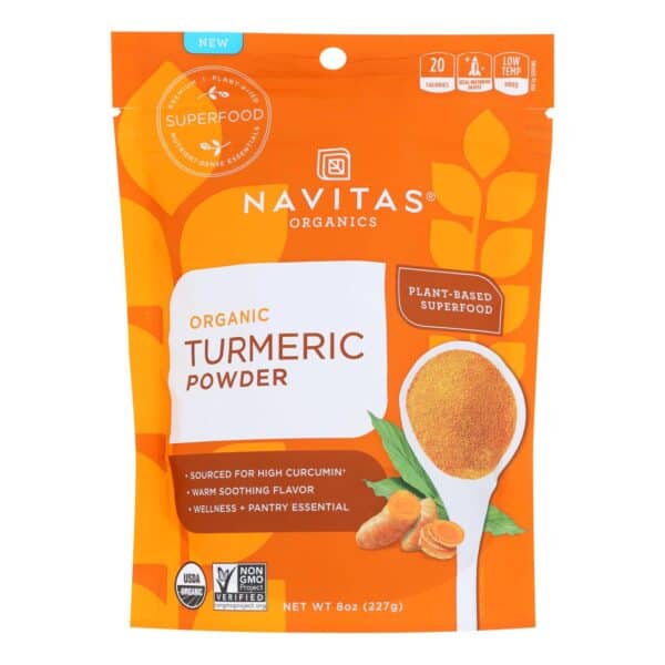 Navitas Organics Turmeric Powder  - Case of 6 - 8 OZ - Image 3