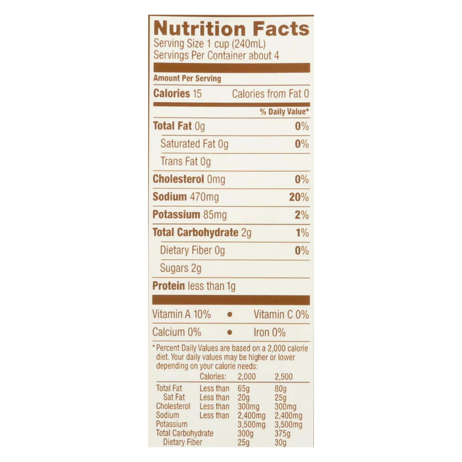 Kitchen Basics Vegetable Stock - Case of 12 - 32 oz. - Image 3