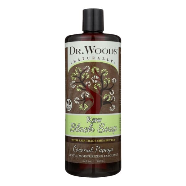 Dr. Woods Naturals Black Soap - Shea Vision - Coconut - 32 oz - Image 2