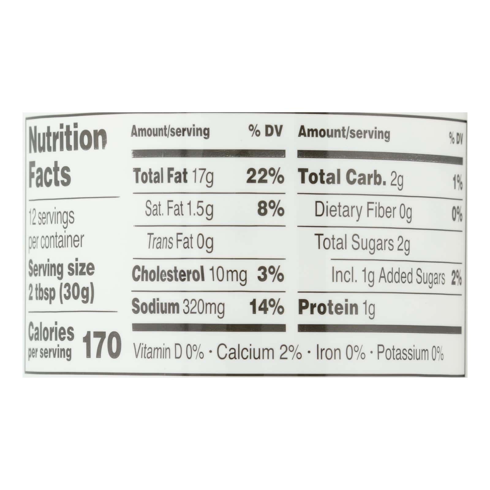 Brianna's - Salad Dressing - Classic Buttermilk Ranch - Case of 6 - 12 Fl oz.