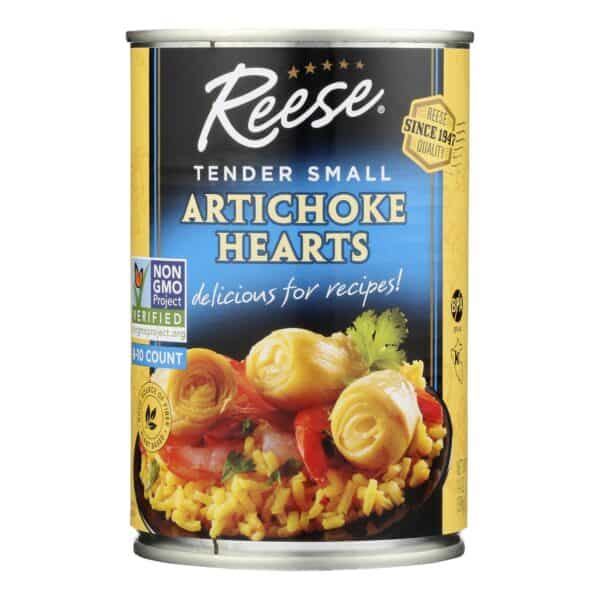 Reese Artichoke Hearts - Tender Small - Case of 12 - 14 oz. - Image 2