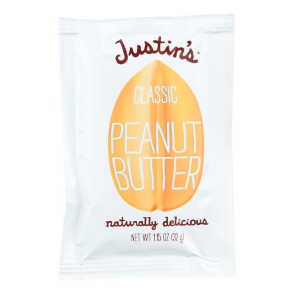Justin's Nut Butter Squeeze Pack - Peanut Butter - Classic - Case of 10 - 1.15 oz. - Image 2